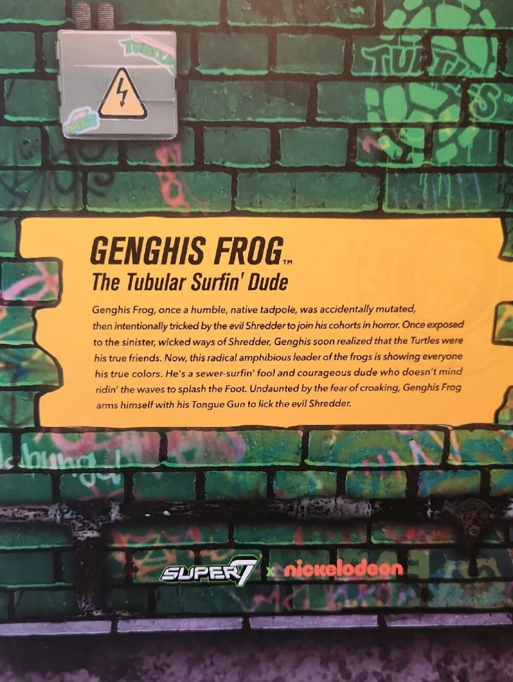 Teenage Mutant Ninja Turtles Genghis Frog Action Figure - Green